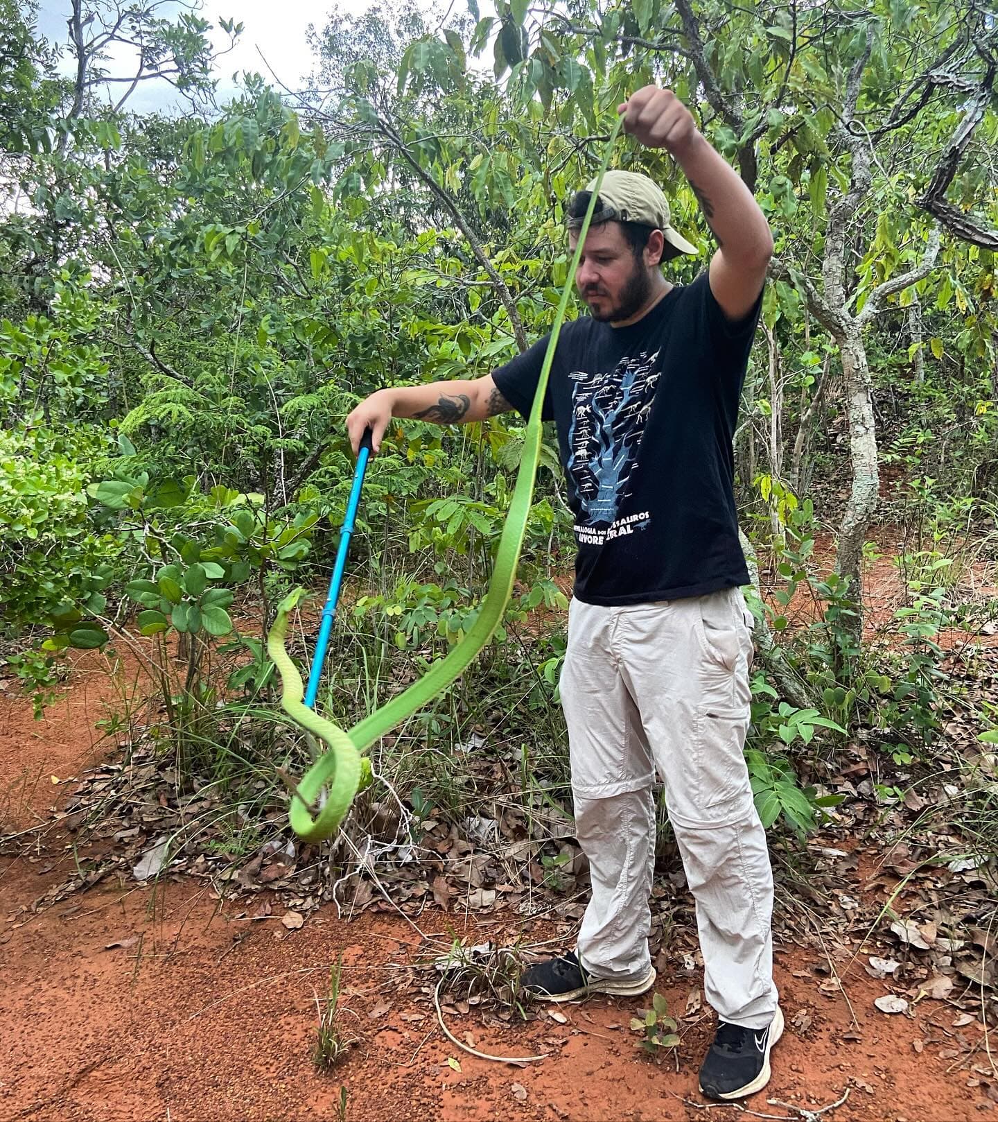 Arthur Sena in the field